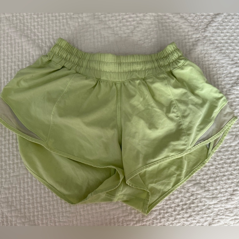 LULULEMON Light Green Athletic Shorts